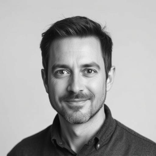 Portrait of Antoine Leclerc, co-founder and design director of DreamWeave Furnishings